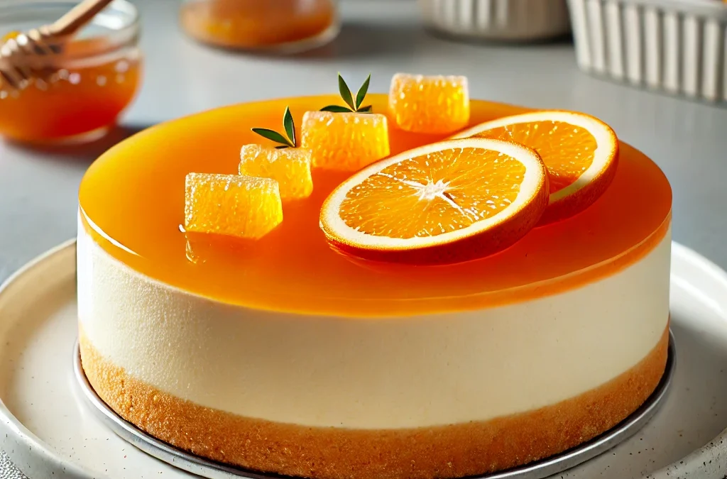 Tarta de Queso y Naranja