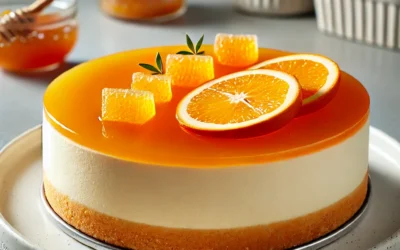 Tarta de Queso y Naranja